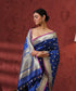 Blue_Handloom_Ashrafi_Booti_Pure_Katan_Silk_Banarasi_Saree_WeaverStory_01