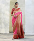 Handloom_Red_and_Pink_Georgette_Banarasi_Saree_With_Kadhwa_Border_WeaverStory_02