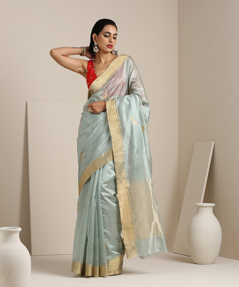 Handloom_Powder_Blue_Silk_Chanderi_Saree_with_Deer_Motif_WeaverStory_02