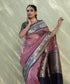 Handloom_Phalsa_Pink_Kora_Silk_Banarasi_Saree_With_Navy_Blue_Kadhwa_Floral_Border_WeaverStory_01