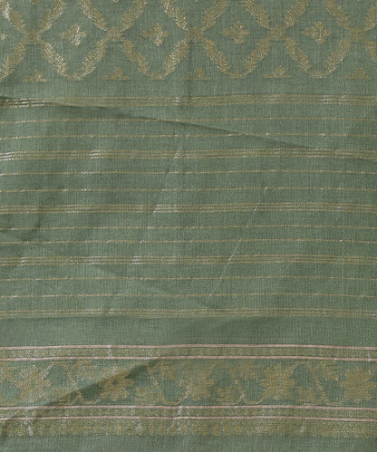 Sage_Green_Handloom_Pure_Cotton_Banarasi_Jamdani_Saree_WeaverStory_05