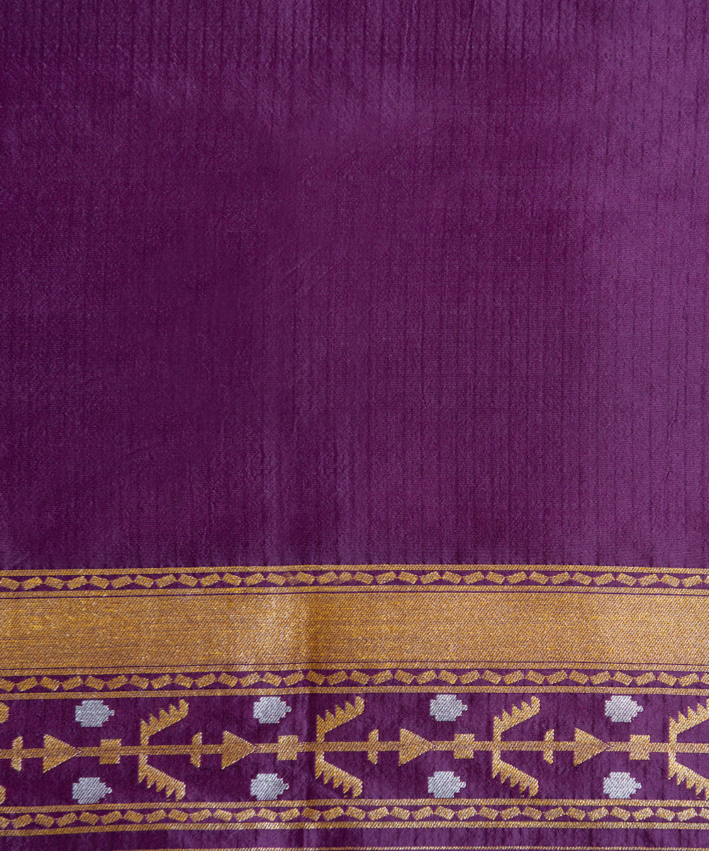 Handloom_Purple_Pure_Katan_Silk_Banarasi_Saree_with_Aada_Jamdani_Jaal_WeaverStory_05