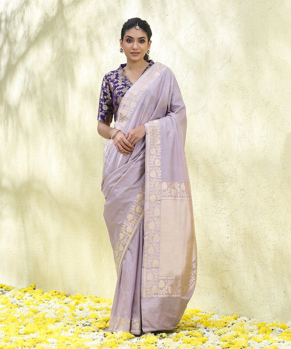 Handloom_Soft_Mauve_Pure_Katan_Silk_Banarasi_Saree_With_Pomegranate_Border_WeaverStory_02