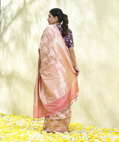 Handloom_Gold_and_Pink_Katan_Silk_Banarasi_Saree_with_Jaal_WeaverStory_03