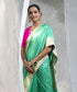 Handloom_Sea_Green_Plain_Katan_Banarasi_Saree_With_Konia_And_Meenakari_Border_WeaverStory_01