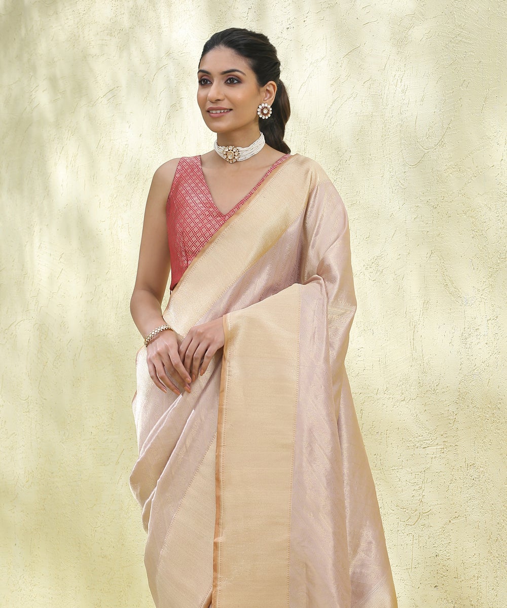 Handloom_Blush_Pink_and_Mustard_Pure_Katan_Silk_Gold_Kimkhab_Banarasi_Saree_WeaverStory_01