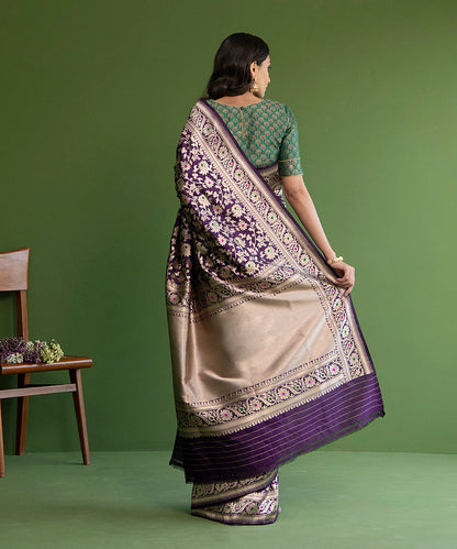 Purple_Handloom_Pure_Katan_Silk_Banarasi_Saree_with_Meenakari_Jangla_Design_WeaverStory_03
