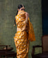 Mustard_Handloom_Pure_Katan_Silk_Banarasi_Saree_with_Floral_Motifs_WeaverStory_01