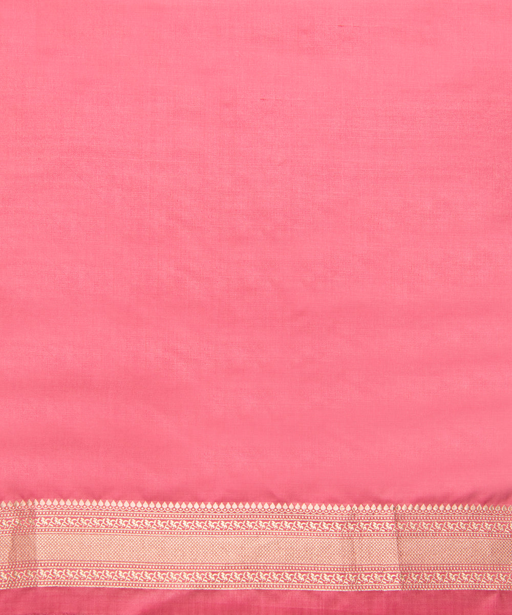 Pink_Handloom_Pure_Katan_Silk_Banarasi_Saree_With_Cutwork_Floral_Jaal_WeaverStory_05