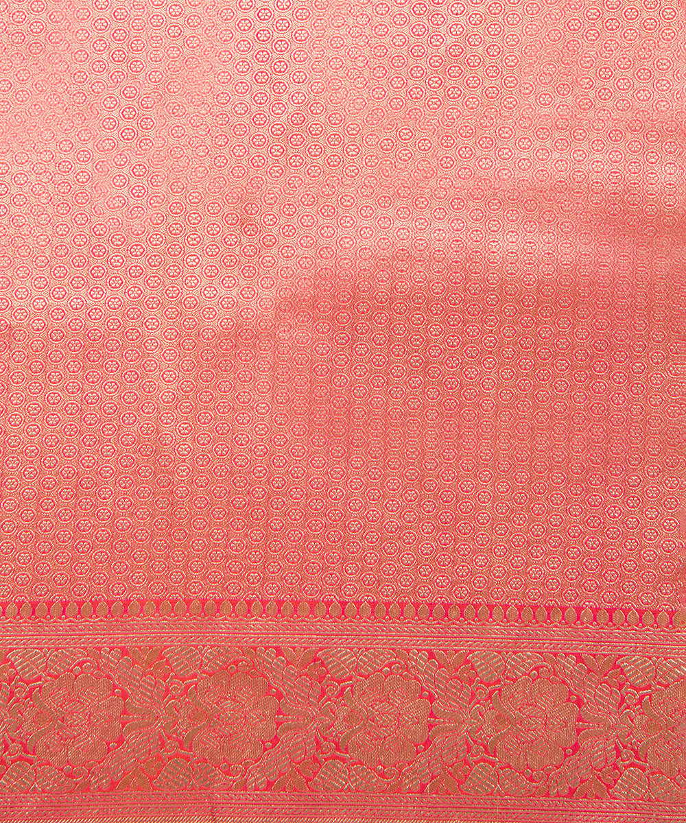 Handloom_Pink_Pure_Katan_Silk_Banarasi_Saree_with_Meenakari_Cutwork_Jaal_WeaverStory_05