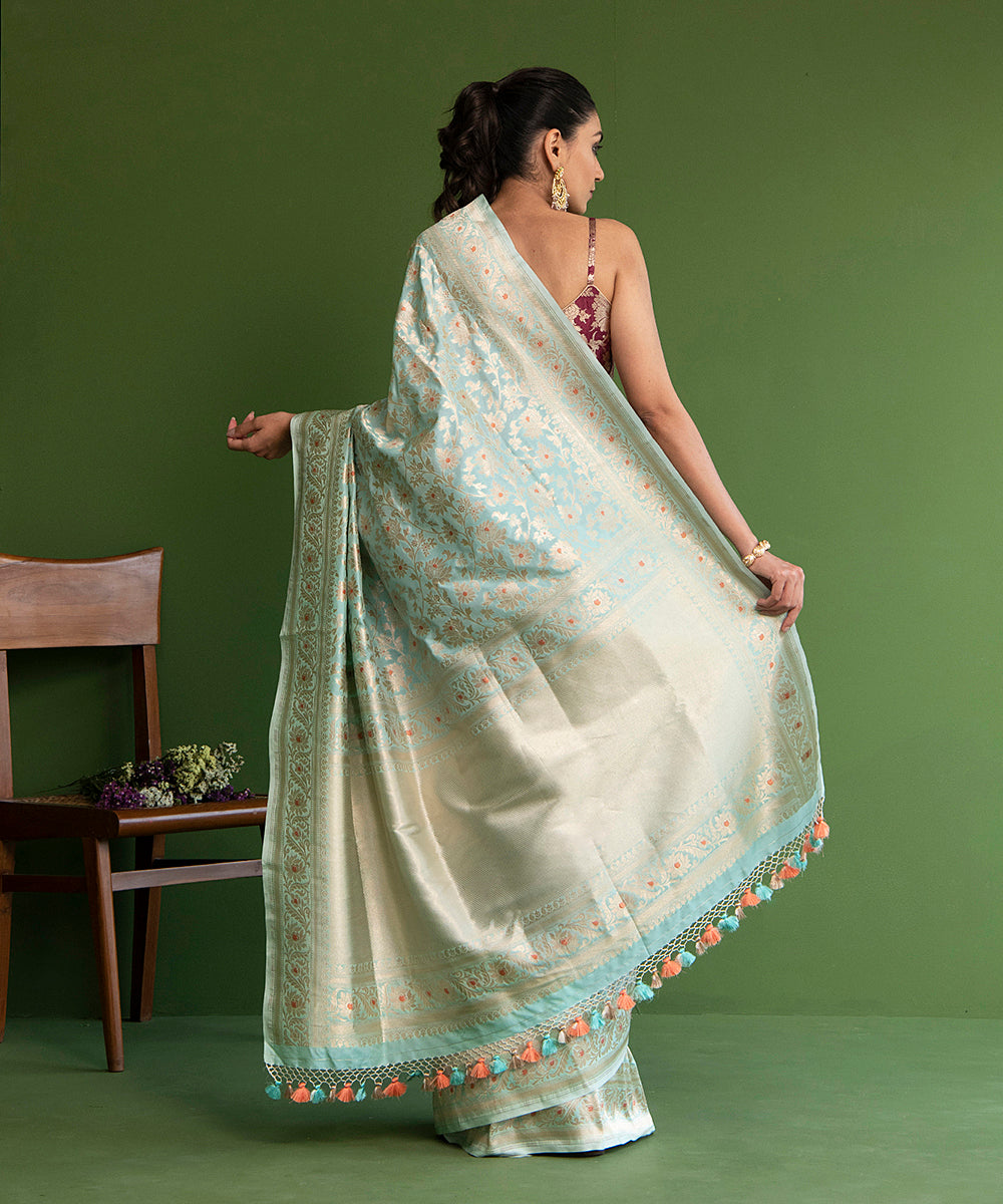 Handloom_Sky_Blue_Pure_Katan_Silk_Banarasi_Saree_with_Meenakari_Jangla_Design_WeaverStory_03