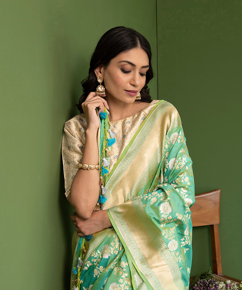 Aqua_Green_Handloom_Sona_Rupa_Jaal_Banarasi_Saree_with_Cutwork_Weave_WeaverStory_01