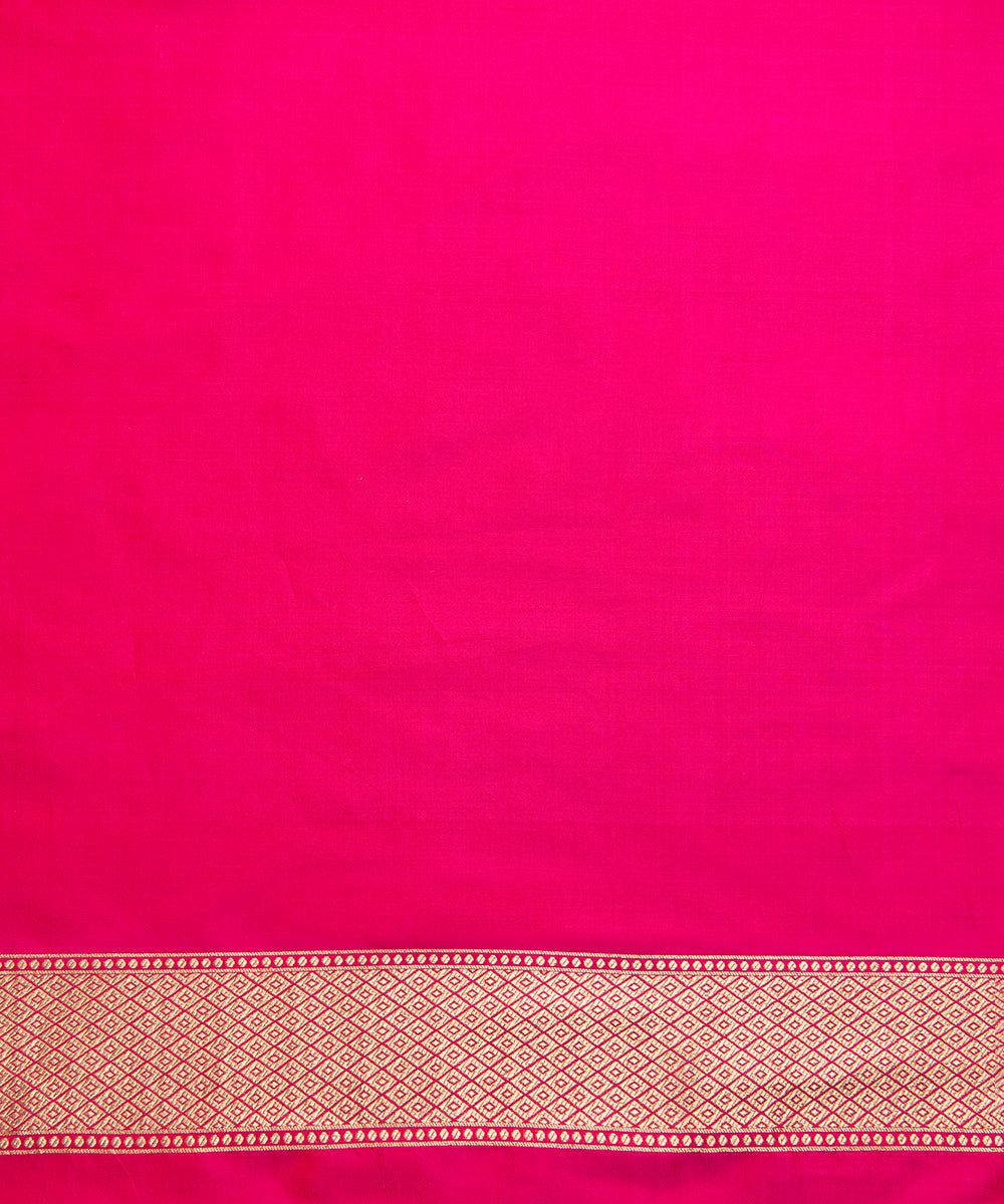 Pink_Handloom_Small_Pure_Katan_Silk_Banarasi_Saree_with_Cutwork_Morpankhi_Boota_WeaverStory_05