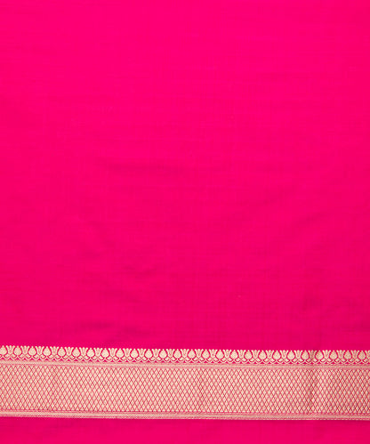 Handloom_Pink_Pure_Katan_Silk_Banarasi_Saree_with_Cutwork_Small_Paisley_Boota_WeaverStory_05