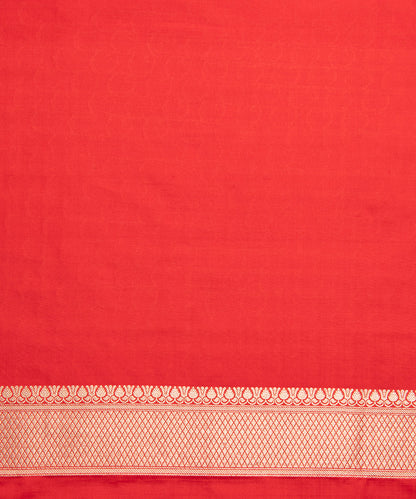 Red_Handloom_Pure_Katan_Silk_Banarasi_Saree_with_Small_Paisley_Boota_WeaverStory_05