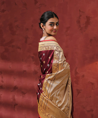 Wine_Handloom_Sona_Rupa_Pure_Katan_Silk_Banarasi_Saree_WeaverStory_01