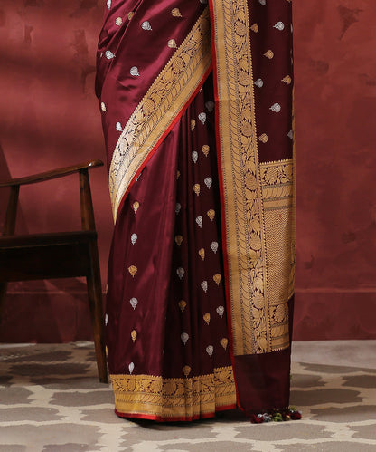 Wine_Handloom_Sona_Rupa_Pure_Katan_Silk_Banarasi_Saree_WeaverStory_04