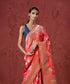 Handloom_Pink_And_Orange_Pure_Katan_Silk_Banarasi_Saree_with_Sona_Rupa_Jaal_WeaverStory_01