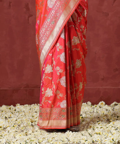 Handloom_Pink_And_Orange_Pure_Katan_Silk_Banarasi_Saree_with_Sona_Rupa_Jaal_WeaverStory_04