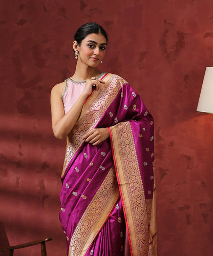 Purple_Handloom_Sona_Rupa_Pure_Katan_Silk_Banarasi_Saree_WeaverStory_01