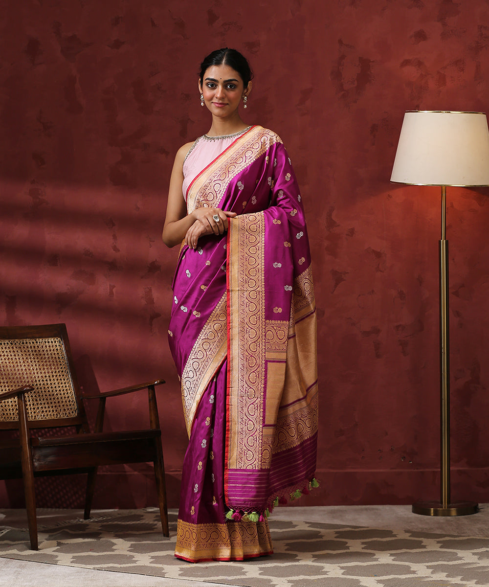 Purple_Handloom_Sona_Rupa_Pure_Katan_Silk_Banarasi_Saree_WeaverStory_02