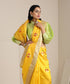 Handloom_Yellow_Chanderi_Silk_Saree_With_Pink_Meenakari_Floral_Boota_WeaverStory_01