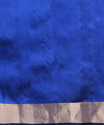 Handloom_Blue_Pure_Chanderi_Silk_Saree_with_Gold_And_Silver_Zari_Aada_Bel_WeaverStory_05