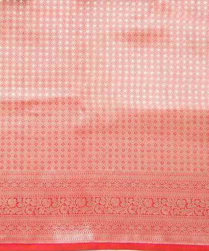 Handloom_Hot_Pink_Pure_Katan_Silk_Banarasi_Saree_With_Small_Mughal_Motif_WeaverStory_05