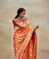 Orange_Handloom_Pure_Katan_Silk_Saree_Banarasi_Saree_with_Sona_Rupa_Jaal_WeaverStory_01