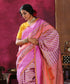 Handloom_Peach_And_Pink_Pure_Zari_Kanjivaram_Saree_With_Traditional_Veldhari_WeaverStory_01