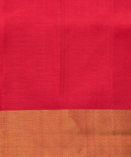 Handloom_Blue_Single_Ikat_Mulberry_Silk_Rajkot_Patola_Saree_With_Red_Border_WeaverStory_05