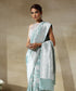 Handloom_Sage_Green_Cutwork_Banarasi_Georgette_Saree_With_Silver_Zari_WeaverStory_01