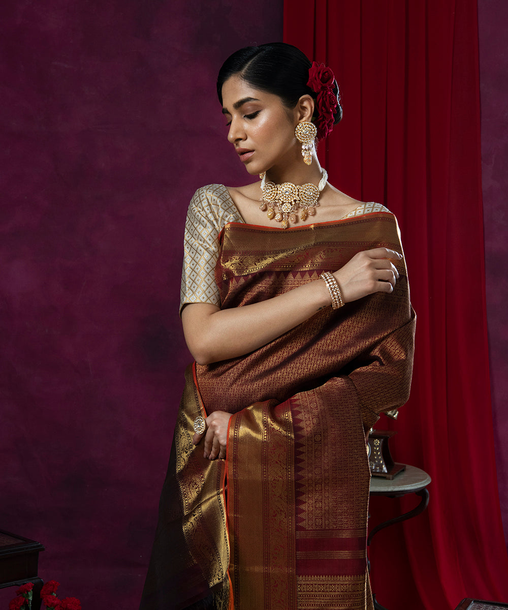 Handloom_Maroon_Pure_Zari_and_Pure_Silk_Bridal_Kanjivaram_Saree_WeaverStory_01
