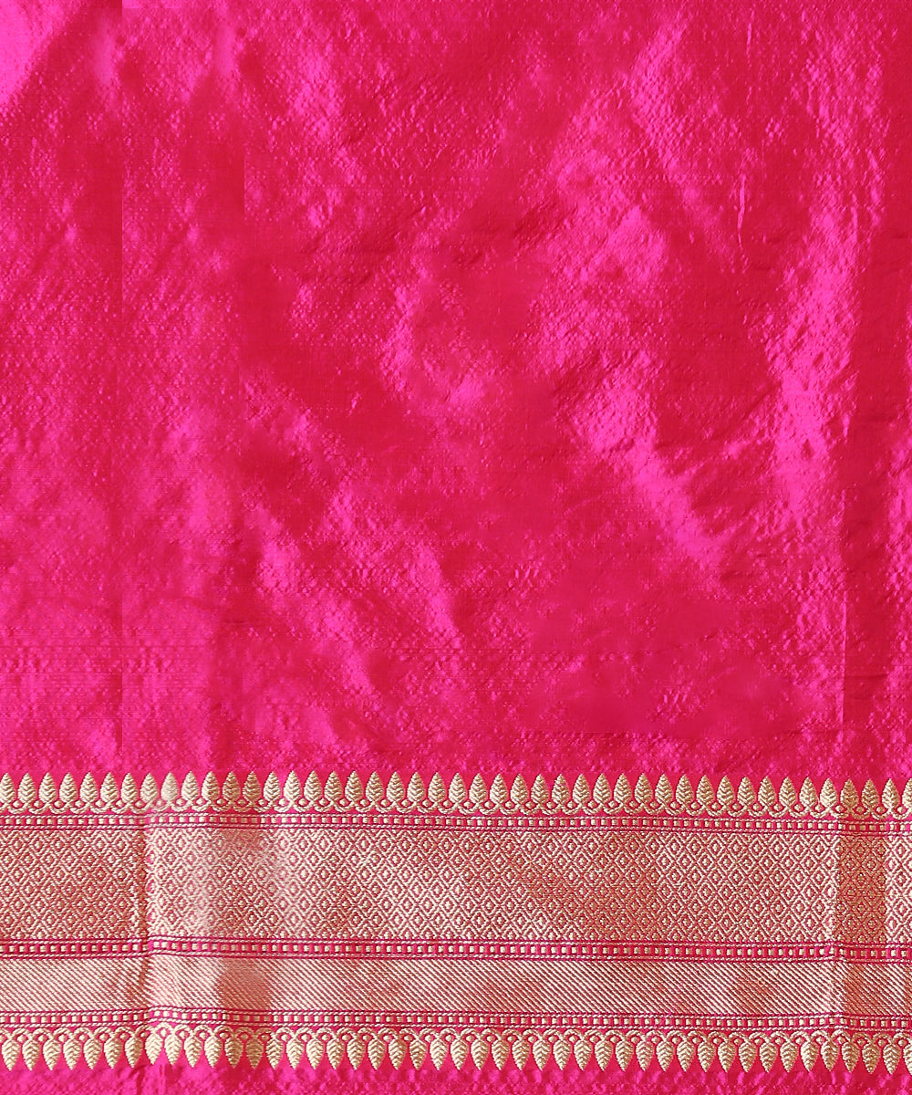Handloom_Pink_Pure_Katan_Silk_Banarasi_Saree_With_Gold_and_Silver_Aada_Jaal_WeaverStory_05