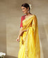 Yellow_Silk_Handloom_Chanderi_Saree_With_Small_Eknaliya_Lotus_Flower_Motifs_WeaverStory_01