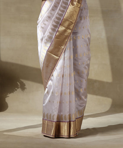 Light_Mauve_Handloom_Chanderi_Silk_Saree_With_Paisley_Woven_All_Over_And_Paisley_Border_WeaverStory_04