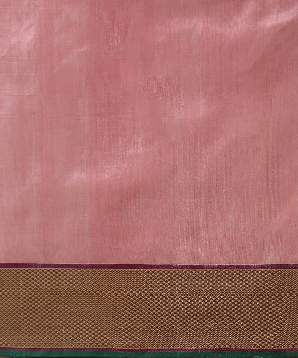 Pink_Handloom_Chanderi_Silk_Saree_With_Paisley_Woven_All_Over_And_Paisley_Border_WeaverStory_05