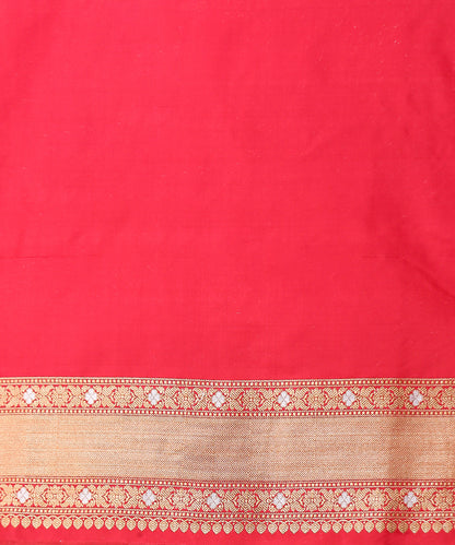 Red_Handloom_Pure_Katan_Silk_Banarasi_Saree_with_Square_Cutwork_Jaal_WeaverStory_05