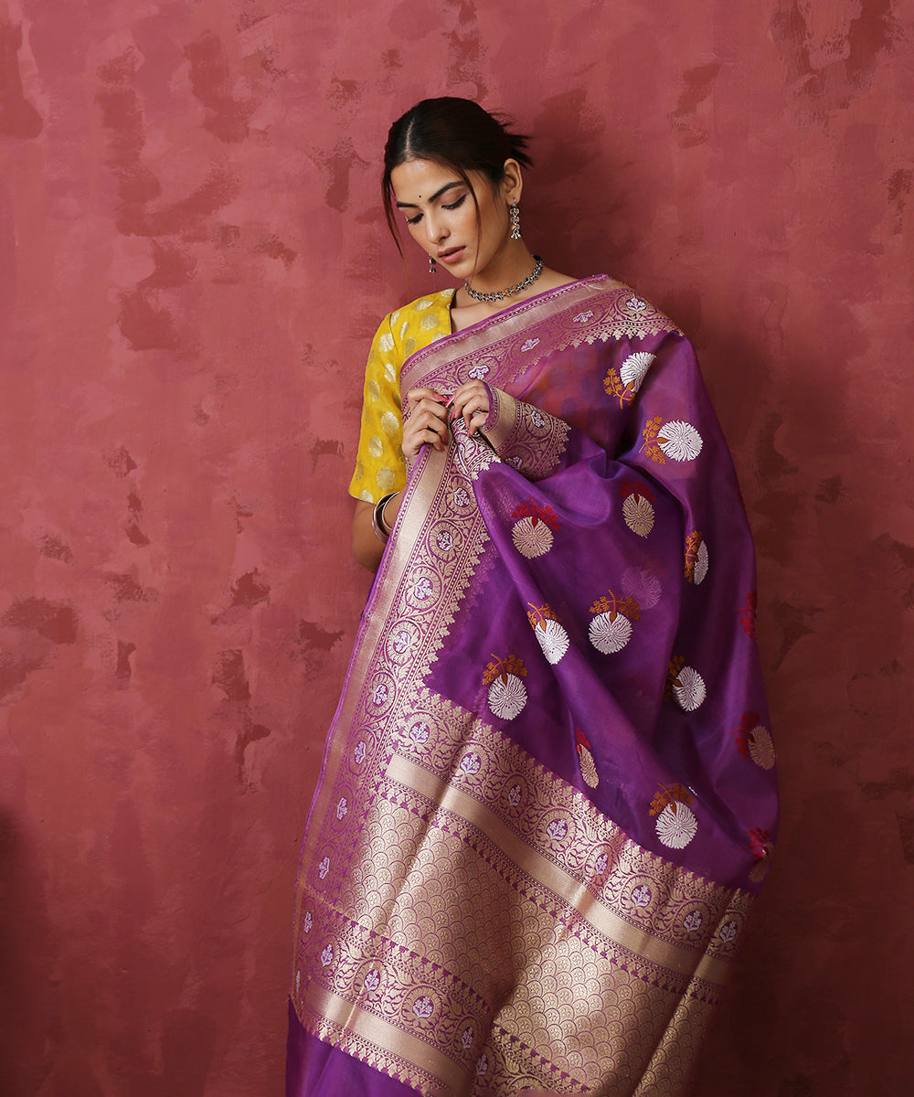 Handloom_Purple_Sona_Rupa_Kora_Silk_Banarasi_Saree_WeaverStory_01