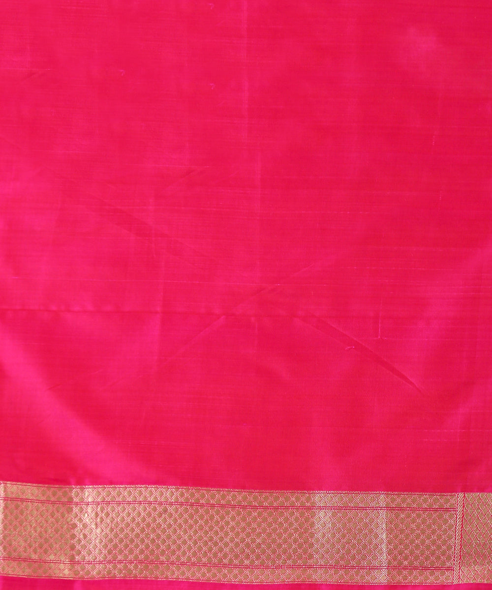 Pink_Handloom_Pure_Katan_Silk_Banarasi_Saree_with_Cutwork_Jaal_WeaverStory_05