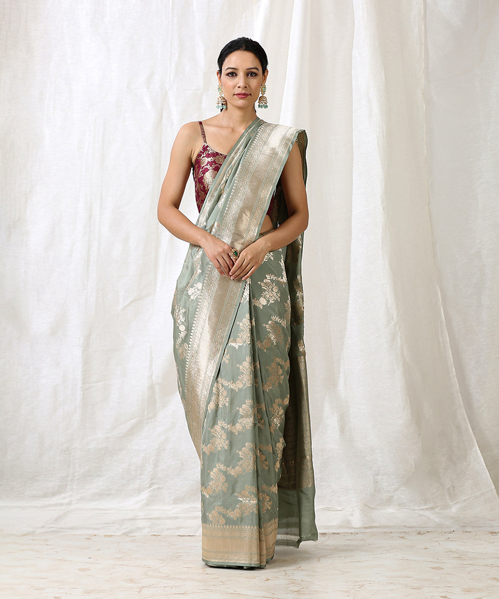 Sage_Green_Handloom_Pure_Katan_Silk_Banarasi_Saree_with_Jangla_Design_WeaverStory_02