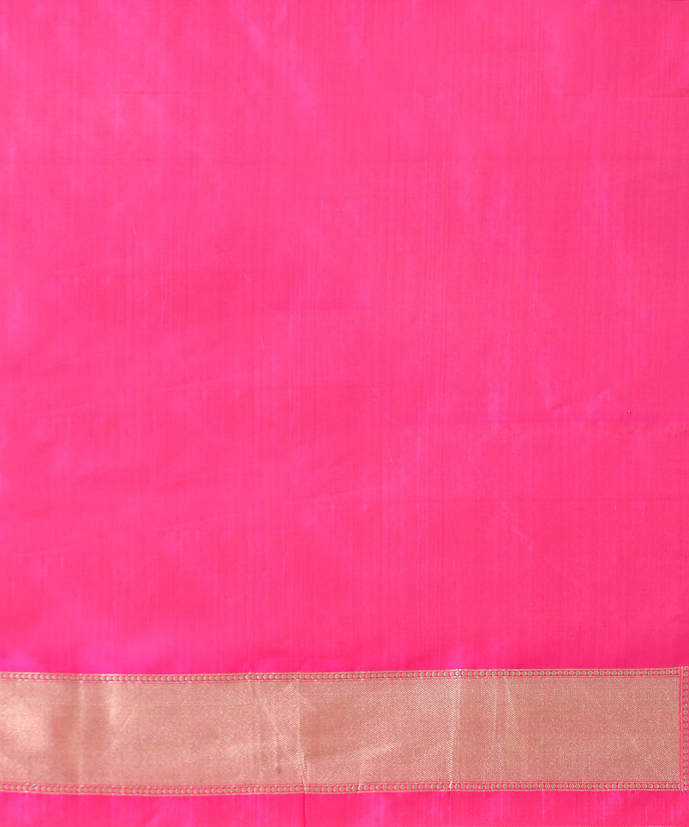 Pink_Handloom_Pure_Katan_Silk_Banarasi_Saree_with_Cutwork_Jaal_WeaverStory_05
