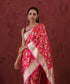 Handloom_Hot_Pink_Pure_Katan_Silk_Banarasi_Saree_with_Parrot_Motifs_WeaverStory_01