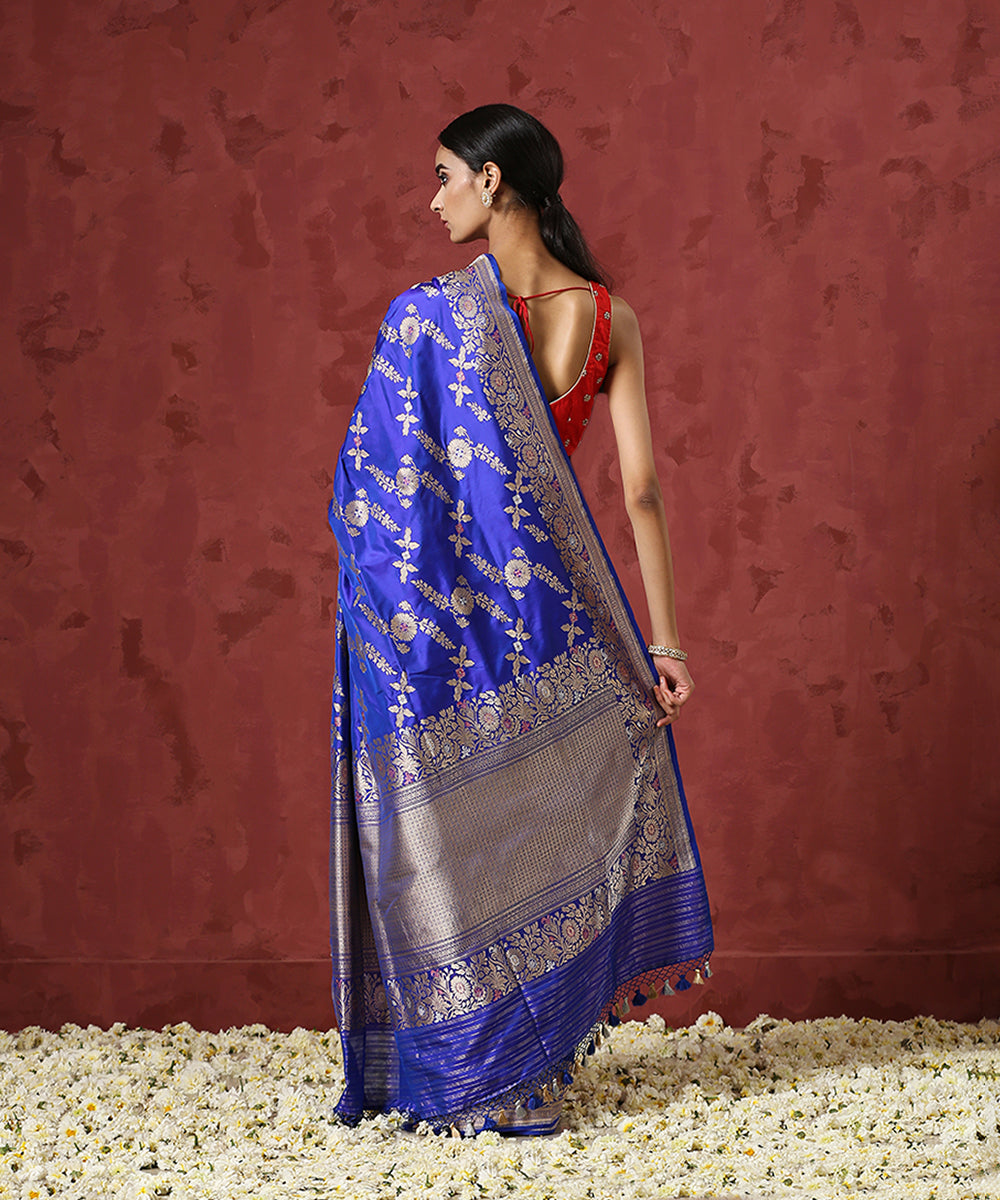 Electric_Blue_Handloom_Pure_Katan_Silk_Banarasi_Saree_With_Meenakari_WeaverStory_03