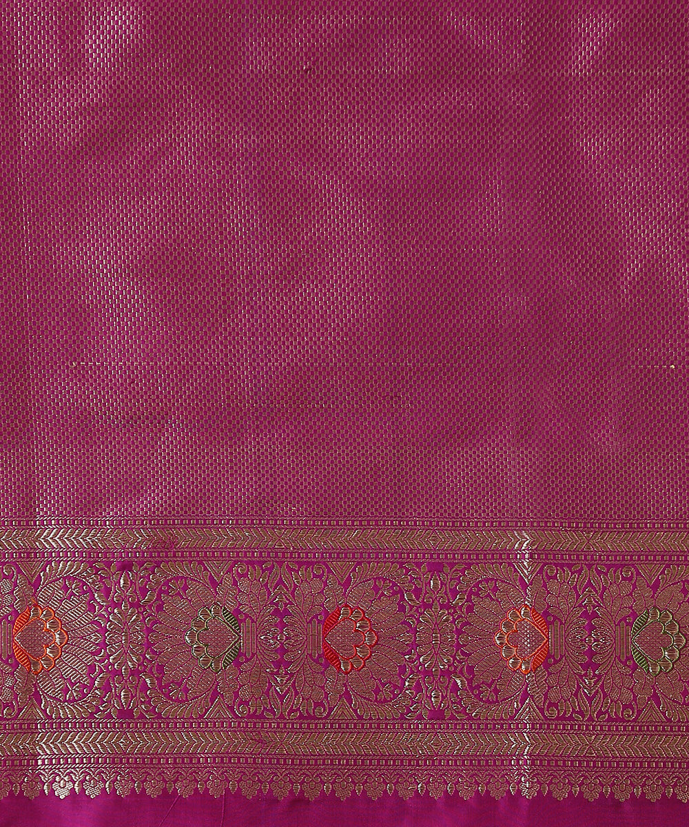 Handloom_Purple_Pure_Katan_Silk_Kahdwa_Jangla_Banarasi_Saree_WeaverStory_05