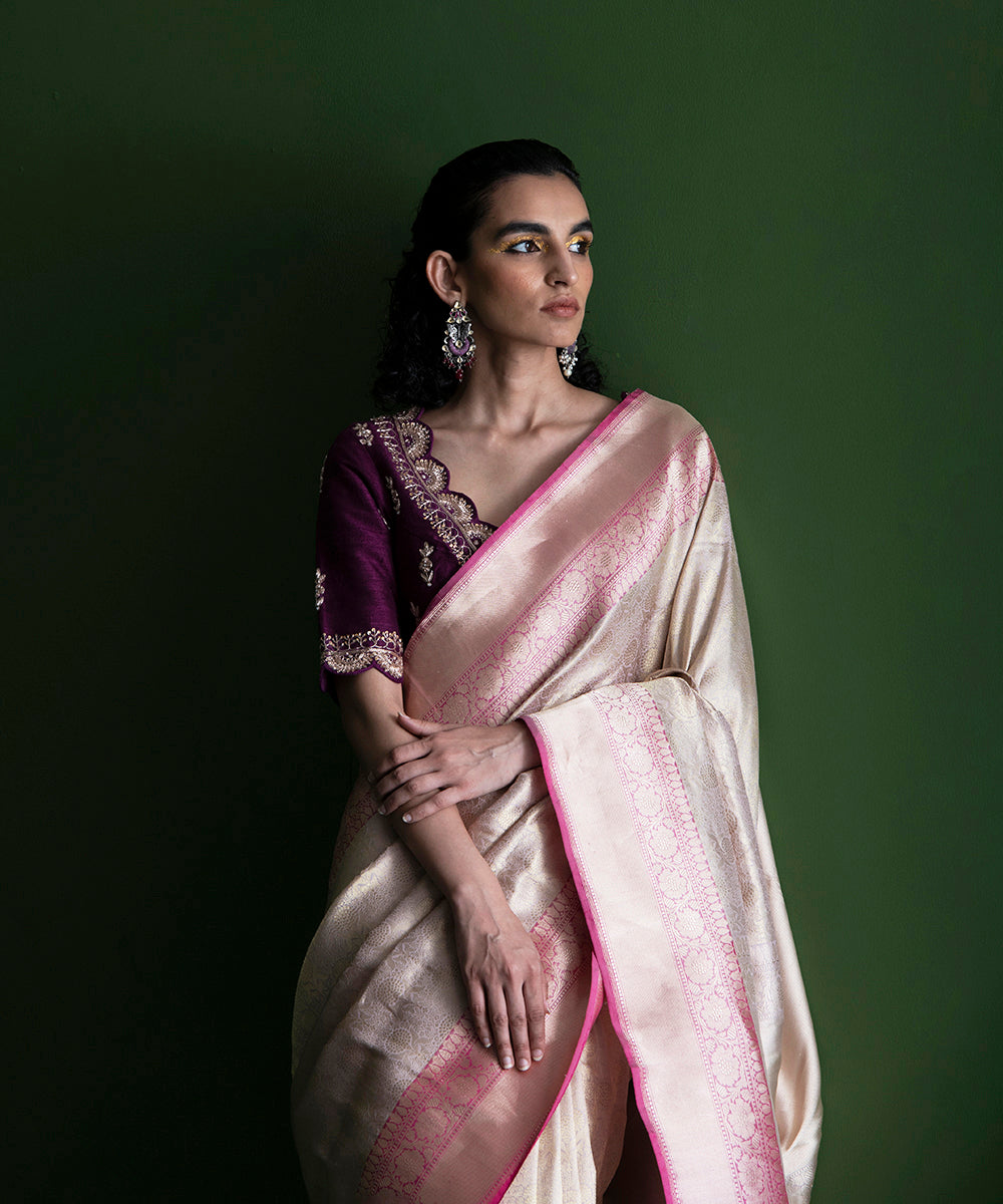 Mauve_Handloom_Pure_Katan_Silk_Banarasi_Saree_With_With_Pink_Border_WeaverStory_01