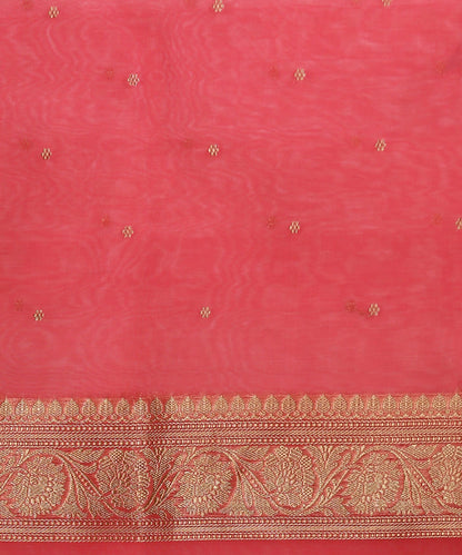 Peach_Handloom_Kora_Silk_Banarasi_Saree_With_Gold_And_Silver_Kadhwa_Booti_WeaverStory_05