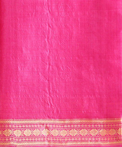 Pink_Handloom_Pure_Kosa_Silk_Saree_WeaverStory_06