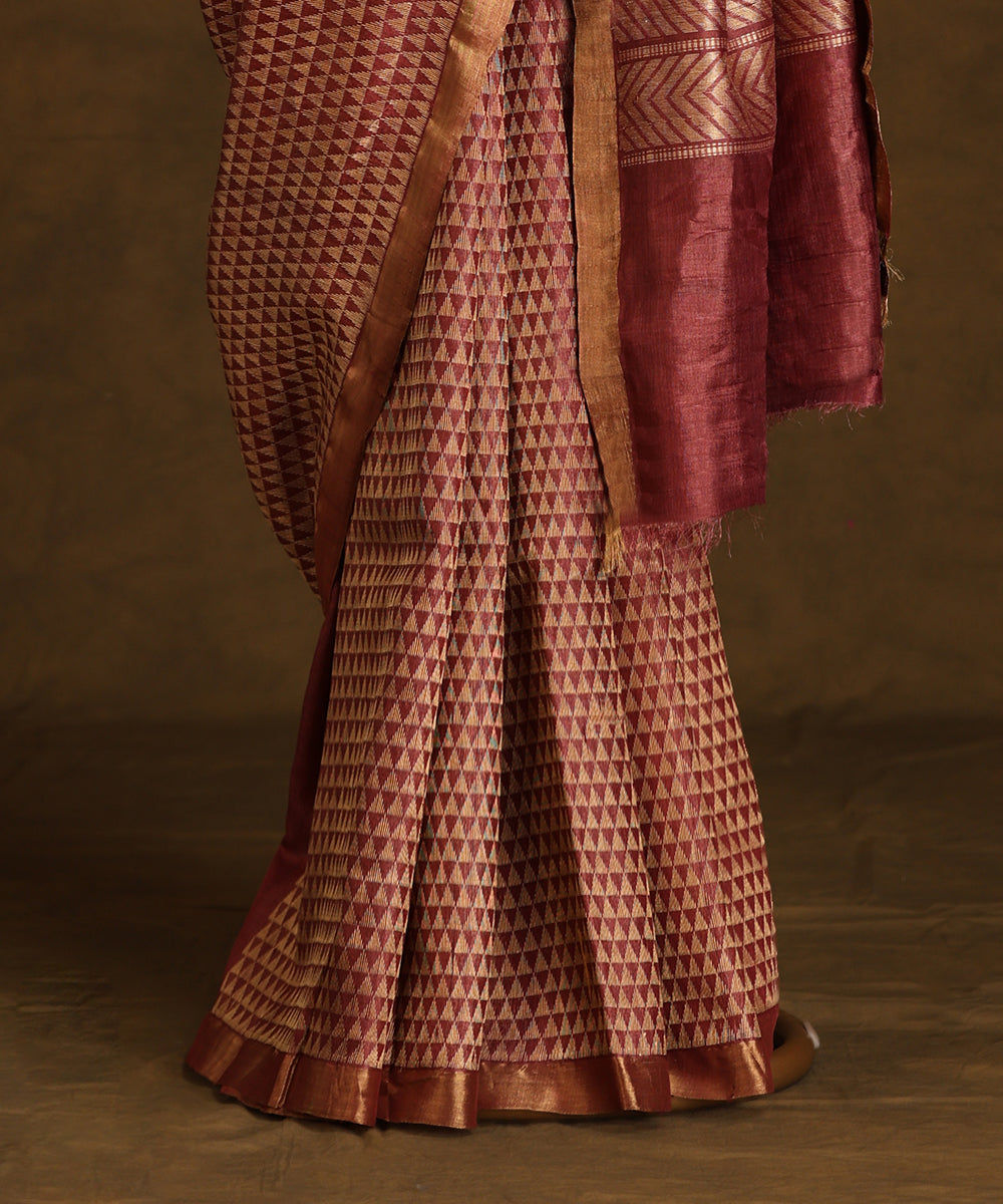 With_Handloom_Pure_Kosa_Silk_Saree_With_All_Over_Zari_Work_WeaverStory_03