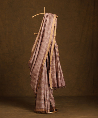 Mauve_Handloom_Pure_Kosa_Silk_Saree_With_All_Over_Zari_Work_And_Border_WeaverStory_01